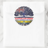 Ecuador Ecuadorian Ecuadoraans Australië Ronde Sticker (Tas)