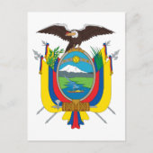 ecuador emblem briefkaart (Voorkant)