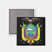ecuador emblem magneet (Voorkant / Achterkant)