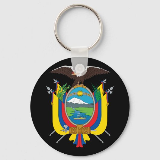 ecuador emblem sleutelhanger (Voorkant)