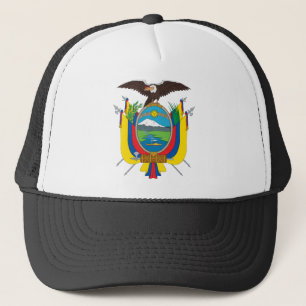 ecuador emblem trucker pet