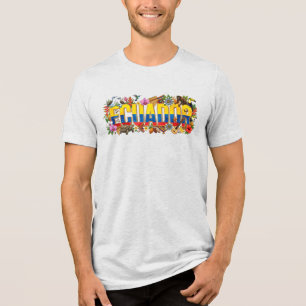 Ecuador Erfgoed - Wilde leven, Cultuur & Traditie Tri-Blend Shirt