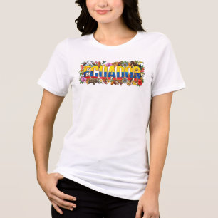 Ecuador Erfgoed - Wilde leven, Cultuur & Traditie Tri-Blend Shirt