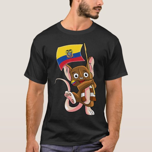 Ecuador Fan Mouse T-shirt (Voorkant)