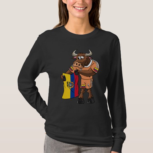 Ecuador Fan Taurus T-shirt (Voorkant)