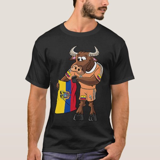 Ecuador Fan Taurus T-shirt (Voorkant)