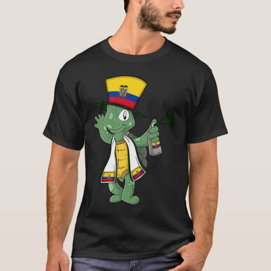Ecuador Fan Tortoise T-shirt (Voorkant)