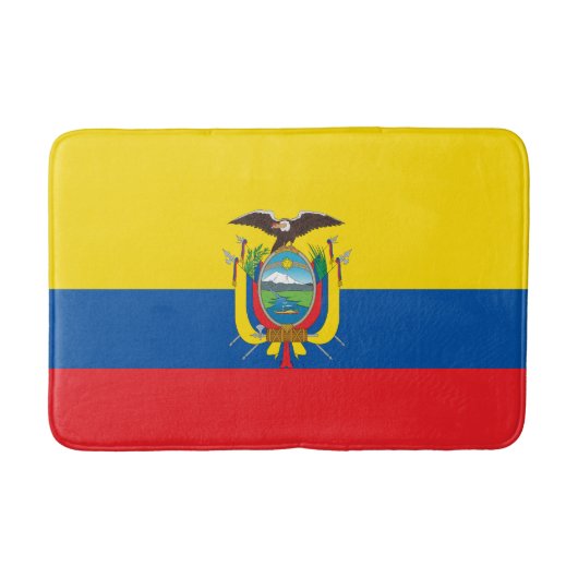 Ecuador Flag Badmat (Voorkant)