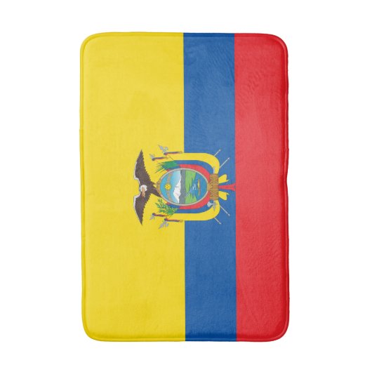 Ecuador Flag Badmat (Voorkant Verticaal)