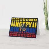 Ecuador Flag Birthday Card Kaart (Voorkant)