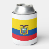 Ecuador Flag Blikjeskoeler (Blikje Voorkant)