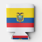 Ecuador Flag Blikjeskoeler (Achterkant)