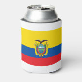 Ecuador Flag Blikjeskoeler (Blikje Achterkant)
