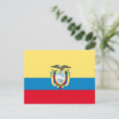 Ecuador Flag Briefkaart (Staand voorkant)
