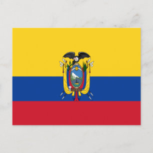 Ecuador Flag Briefkaart