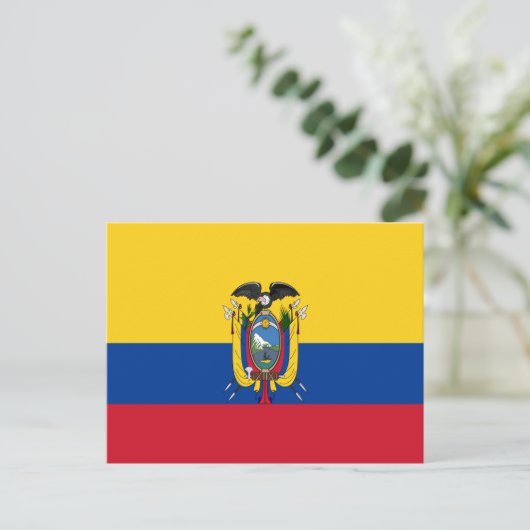 Ecuador Flag Briefkaart (Staand voorkant)