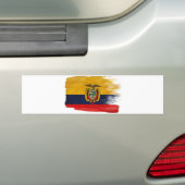Ecuador Flag Bumpersticker (Op auto)