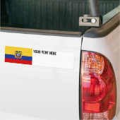 Ecuador Flag Bumpersticker (Op Truck)