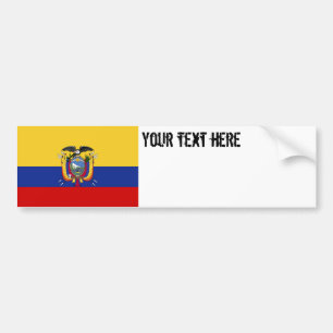 Ecuador Flag Bumpersticker