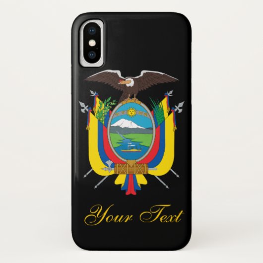 Ecuador Flag Case-Mate iPhone Case (Achterkant)