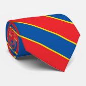 Ecuador Flag Colors Elegant Stropdas (Opgerold)