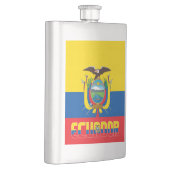 Ecuador Flag Elegant Patriotic Flacon (Rechts)