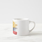 Ecuador Flag Espresso Kop (Rechts)