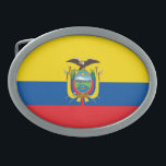 Ecuador Flag Gesp<br><div class="desc">Patriottische vlag van Ecuador.</div>