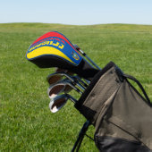 Ecuador Flag Gorheerlijk patriottisch Golfheadcover (Insitu)