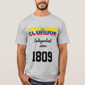 Ecuador Flag Independence Celebration T-shirt (Voorkant)