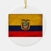Ecuador Flag Keramisch Ornament (Voorkant)