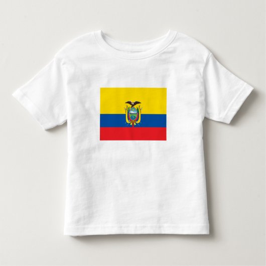 Ecuador Flag Kinder Shirts (Voorkant)