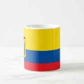 Ecuador Flag Koffiemok (Center)