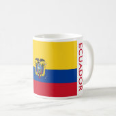 ECUADOR FLAG KOFFIEMOK (Voorkant rechts)