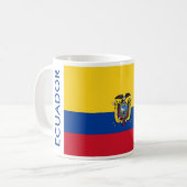 ECUADOR FLAG KOFFIEMOK (Voorkant links)
