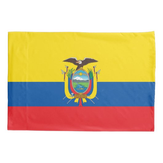Ecuador Flag Kussensloop (Achterkant)