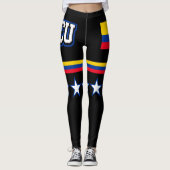 Ecuador Flag Leggings (Voorkant)