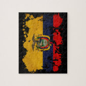 Ecuador Flag Legpuzzel (Verticaal)