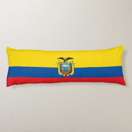 Ecuador Flag Lichaamskussen (Achterkant)