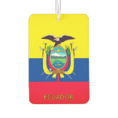 Ecuador Flag Luchtverfrisser (Achterkant)