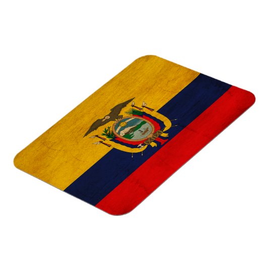Ecuador Flag Magneet (Linkerzijde)