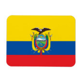Ecuador Flag Magneet (Horizontaal)