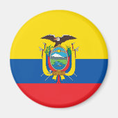 Ecuador Flag Magnet (Voorkant)