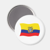 Ecuador Flag Magnet (Voorkant / Achterkant)