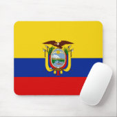 Ecuador Flag Mousepad Muismat (Met muis)