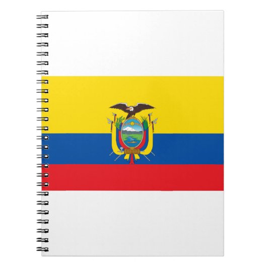 Ecuador Flag Notitieboek (Voorkant)