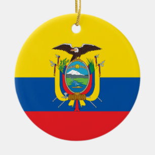 Ecuador Flag Ornament