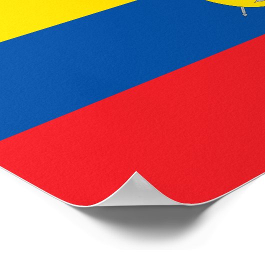 Ecuador Flag Poster (Hoek)
