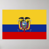 Ecuador Flag Poster (Voorkant)
