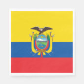Ecuador Flag Servet (Voorkant)